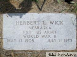 Pvt Herbert L. Wick