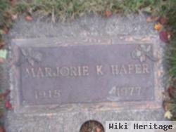 Marjorie K Hafer