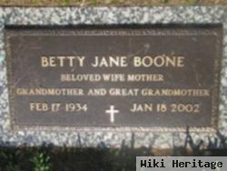 Betty Jane Taylor Boone