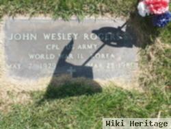 John Wesley Rogers, Sr