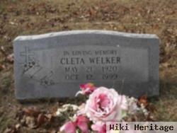 Cleta A Welker