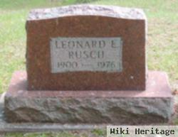 Leonard Ernest Rusch, Sr