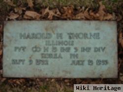 Pvt Harold H. Thorne