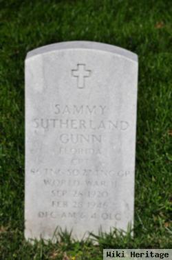 Sammy Sutherland Gunn