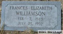 Frances Elizabeth Kemp Williamson