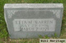 Etta M. Raffurty Warren