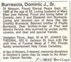 Dominic J. Burrescia, Sr