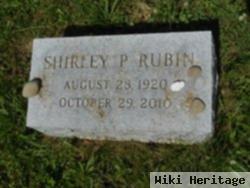 Shirley P Rubin