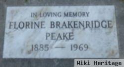 Florine Brakenridge Peake
