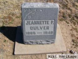 Jeannette P. Culver