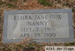 Flora Jane "(Nanny)" Cox