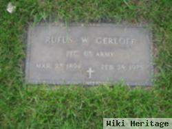 Pfc Rufus W Gerloff