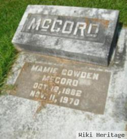 Mamie Cowden Mccord