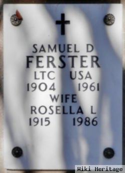 Samuel D Ferster