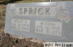 M Edna Sprick