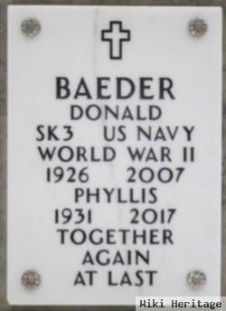 Donald Eugene Baeder