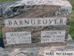 Marion Johns Barngrover