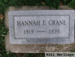 Hannah I Crane