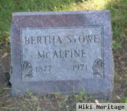 Bertha Stowe Mcalpine