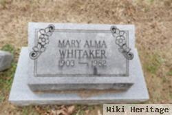 Mary Alma Whitaker