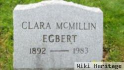 Clara Mcmillin Egbert