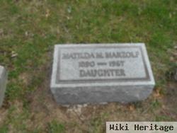 Matilda M Marzolf