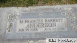 M. Frances Barrett Anderson