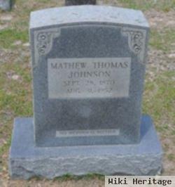 Mathew Thomas Johnson