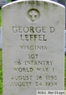 Sgt George Dewey Leffel