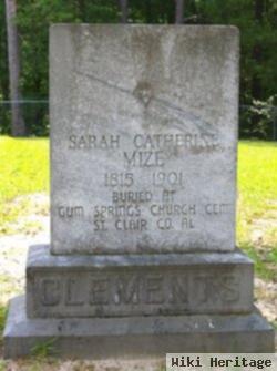 Sarah Catherine Mize Clements