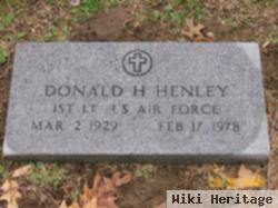 Lieut Donald H Henley