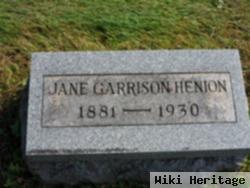 Jane Beele "jennie" Garrison Henion