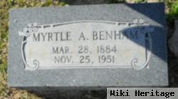 Myrtle A. Hogan Benham