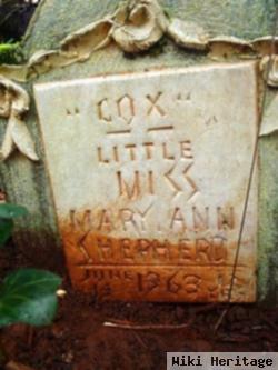 Mary Ann "little Miss" Shepherd