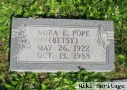 Nora E. "betsy" Pope