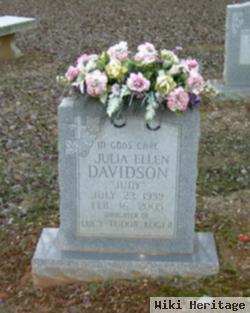 Julia Ellen "judy" Davidson