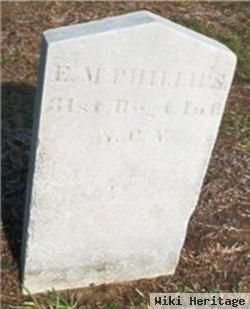 Pvt Edmund M. Phillips