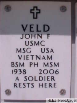 Sgt John F. Veld