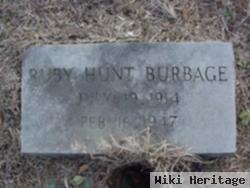 Ruby Hunt Burbage