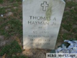 Thomas A Hayman, Jr