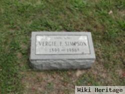 Vergie F. Simpson