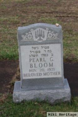 Pearl G Bloom