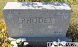 Hazel S. Ernest Rhodes