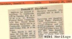 Donald F Davidson