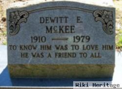 Dewitt E. Mckee