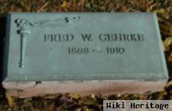 Fred W Gehrke