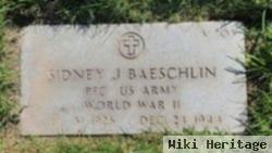 Pfc Sidney John Baeschlin