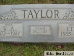 Infant Daughter Taylor