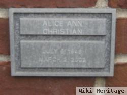 Alice Ann Christian