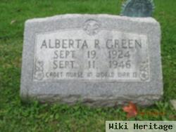Alberta R Green